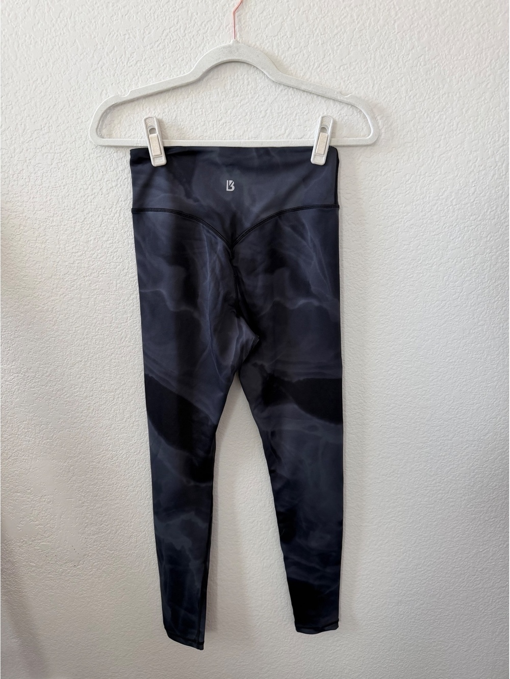 Buffbunny Women's Black Marble Print Leggings Impact Legging Black Quartz